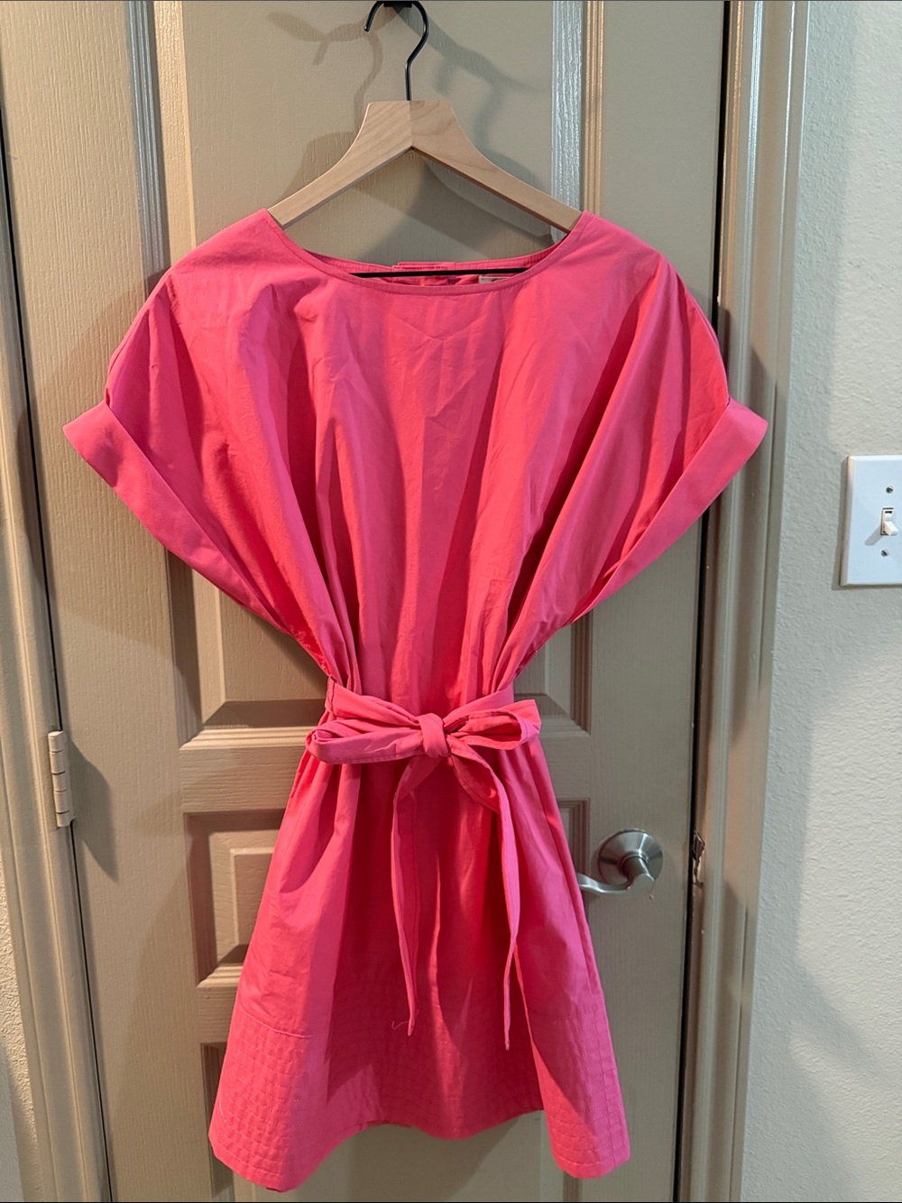 FINLEY Pink Tie-Waist Dress